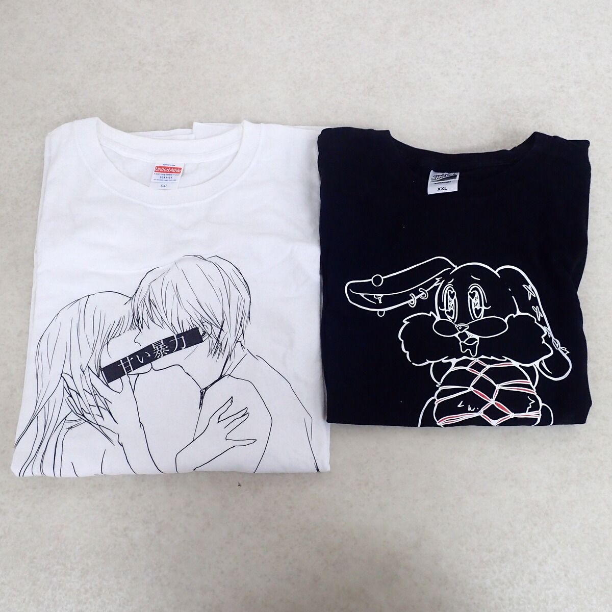 甘い暴力 Tシャツ 大調教会 白/黒 XXLサイズ まとめて2点セット - メルカリ