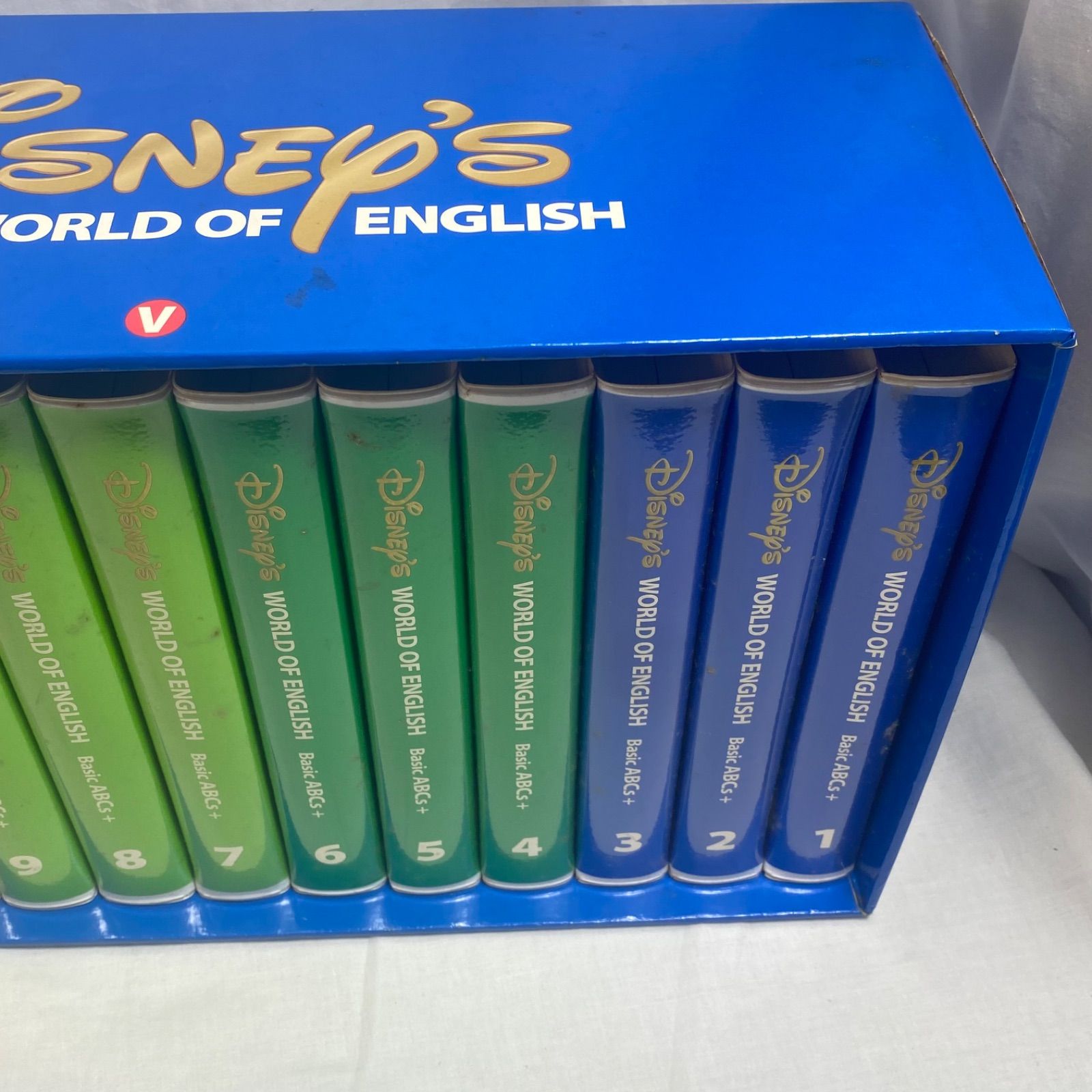ディズニー WORLDOF ENGLISH 英語プログラム 1〜12巻セット【動作