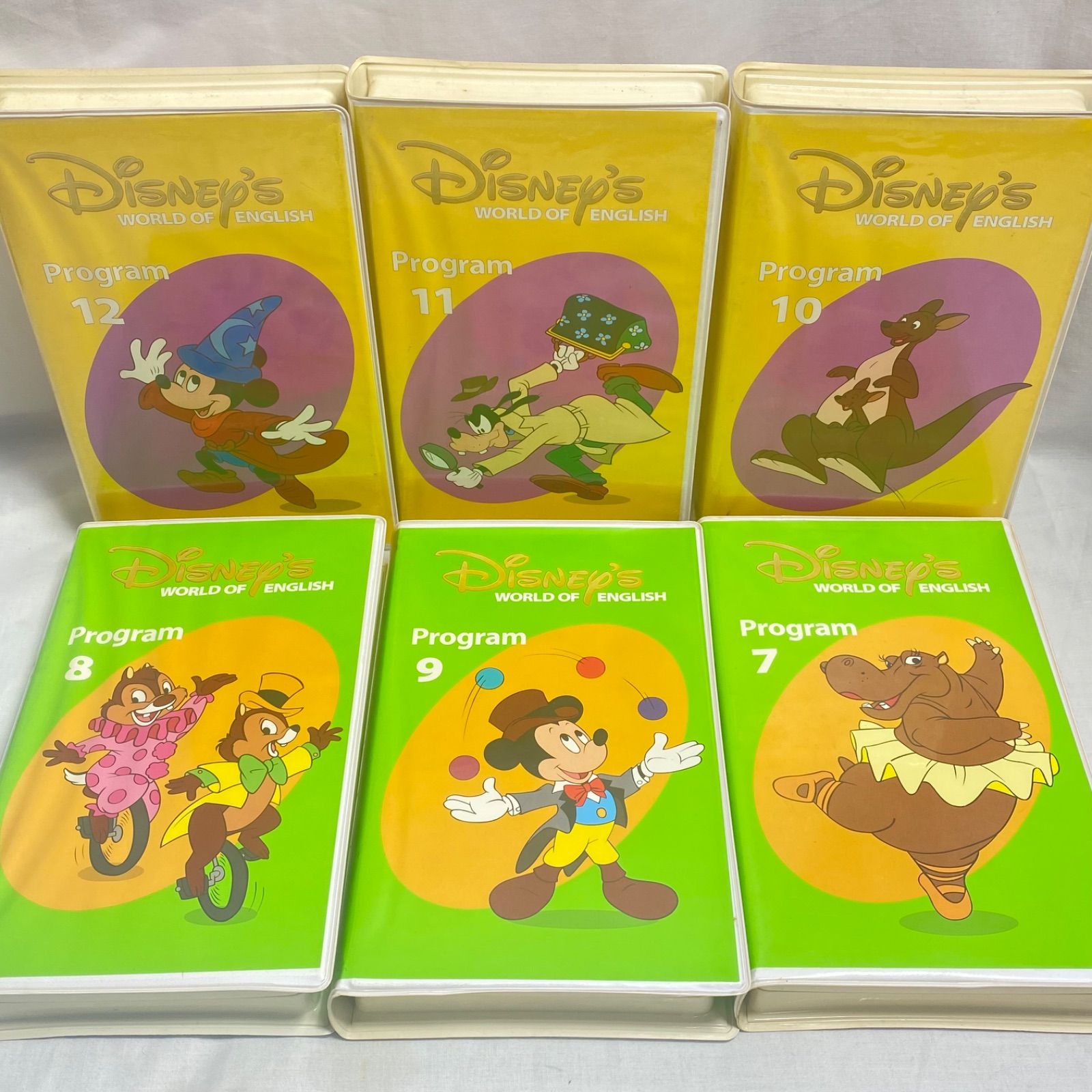 ディズニー WORLDOF ENGLISH 英語プログラム 1〜12巻セット【動作