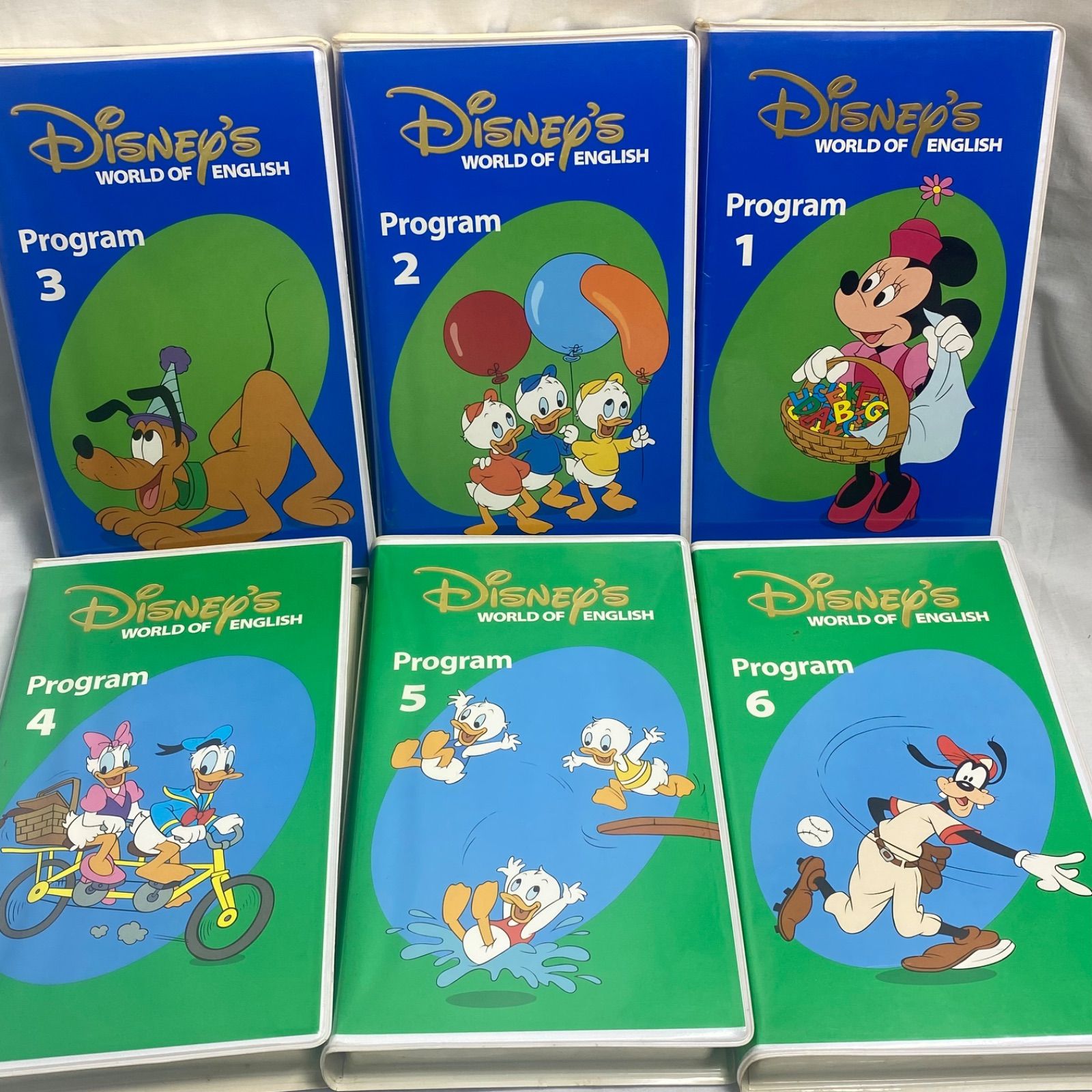 ディズニー WORLDOF ENGLISH 英語プログラム 1〜12巻セット【動作