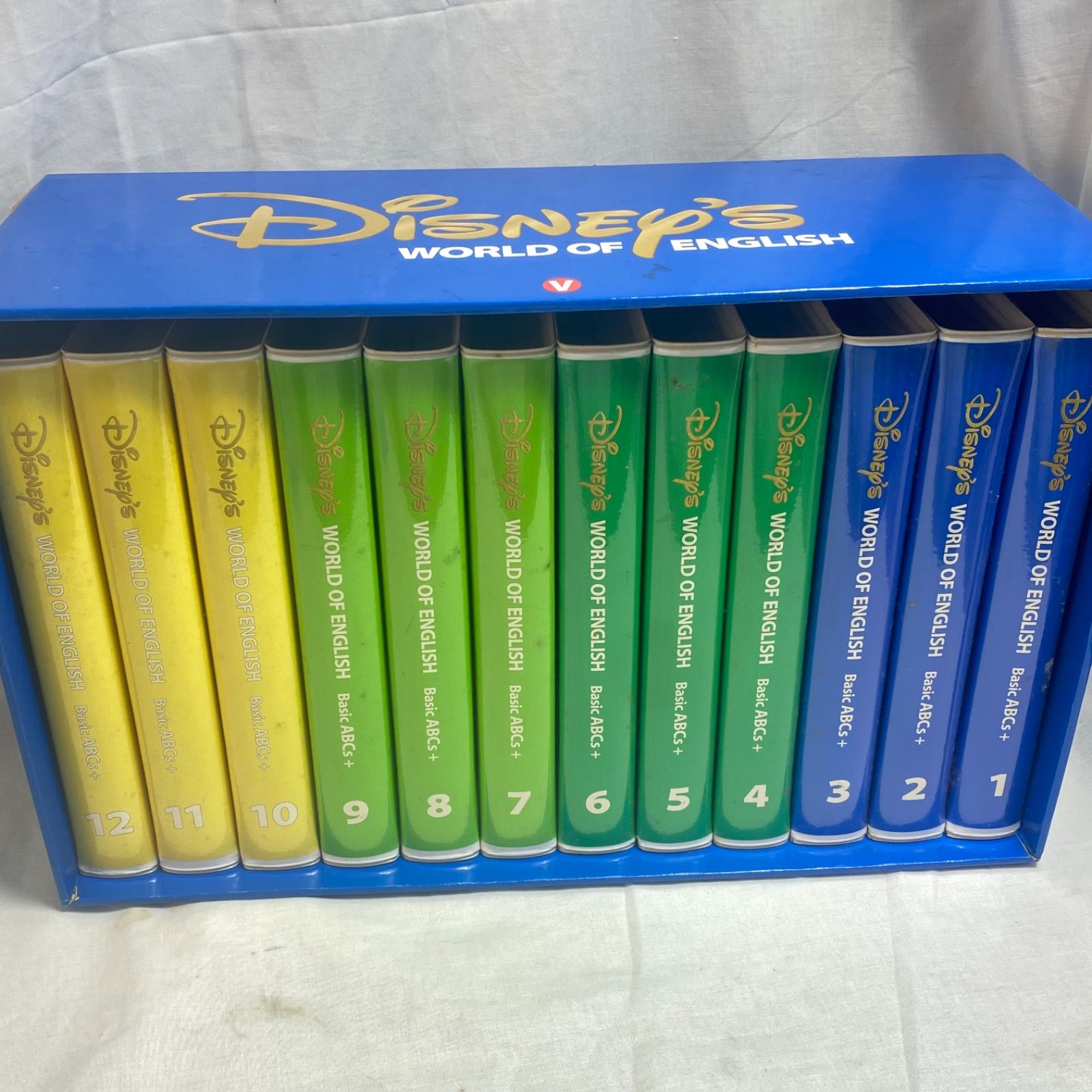 ディズニー WORLDOF ENGLISH 英語プログラム 1〜12巻セット【動作