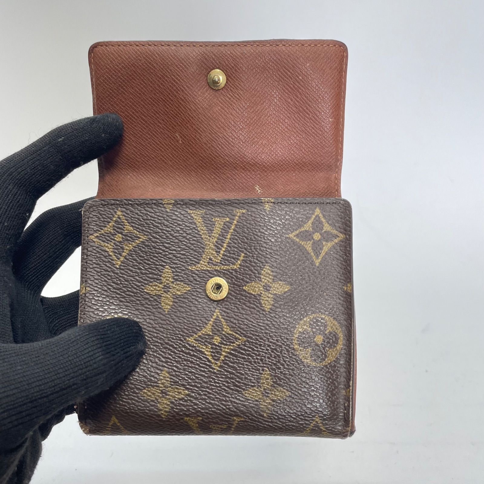 3435 LOUIS VUITTON ルイヴィトン モノグラム 三つ折り財布 エリーズ
