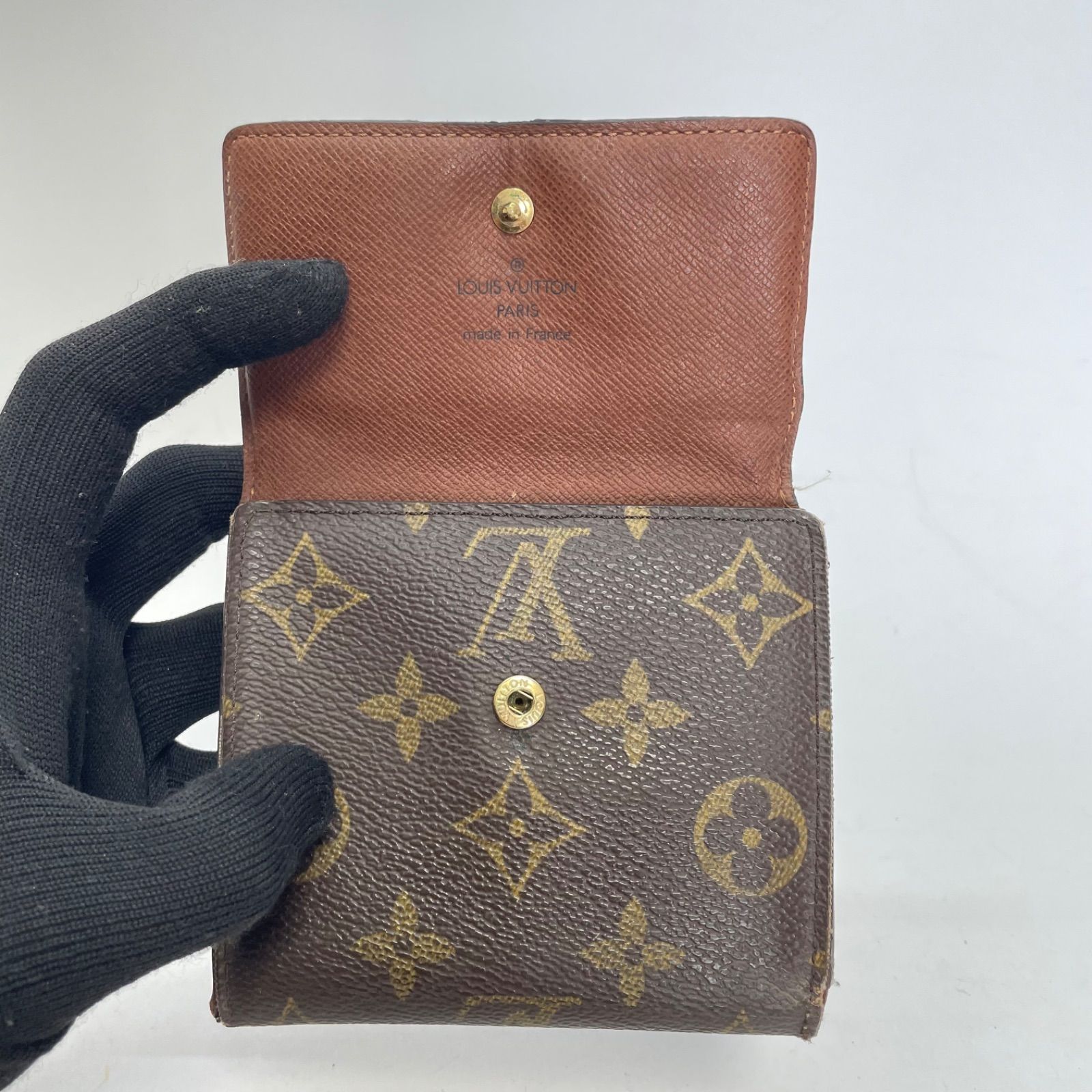 3435 LOUIS VUITTON ルイヴィトン モノグラム 三つ折り財布 エリーズ