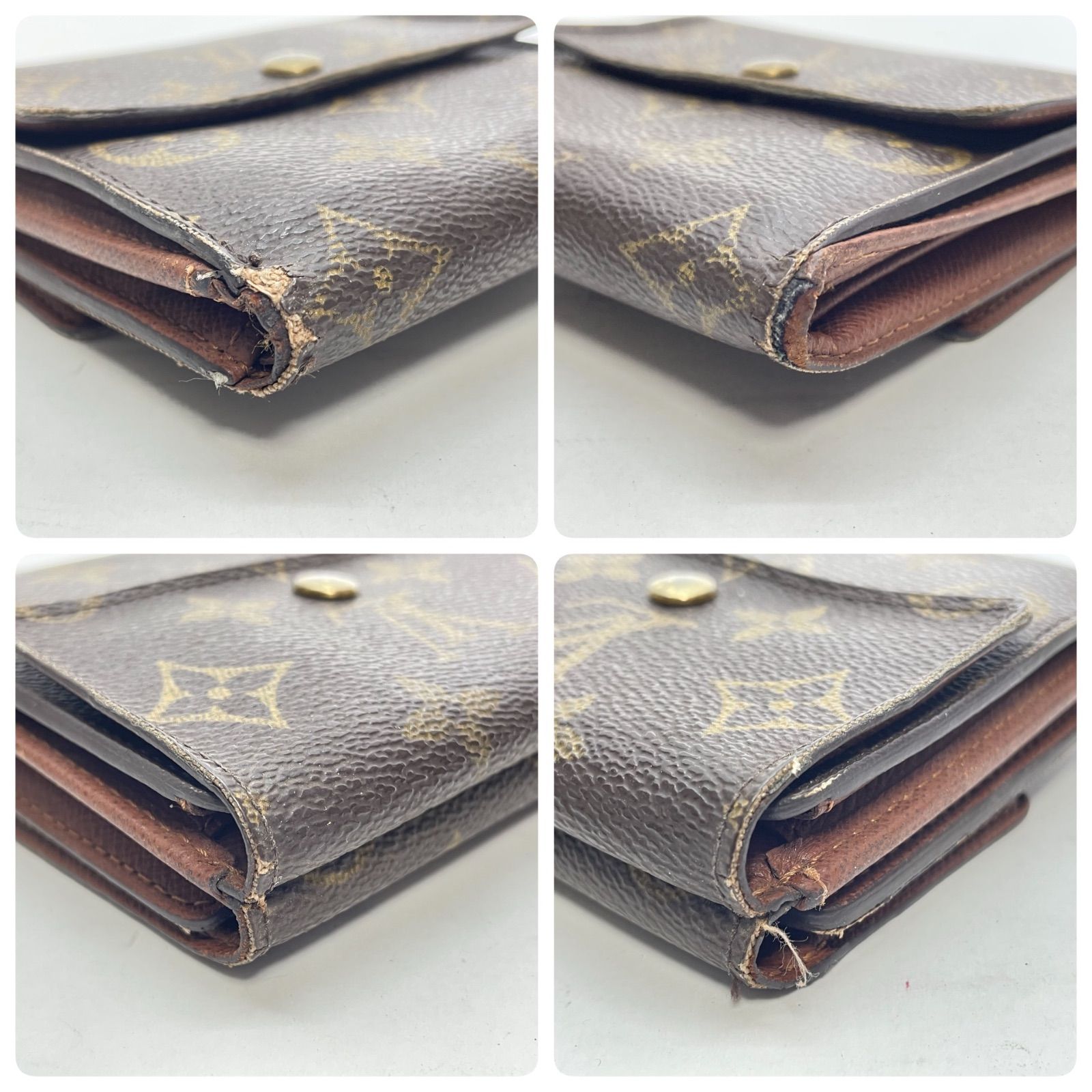 3435 LOUIS VUITTON ルイヴィトン モノグラム 三つ折り財布 エリーズ