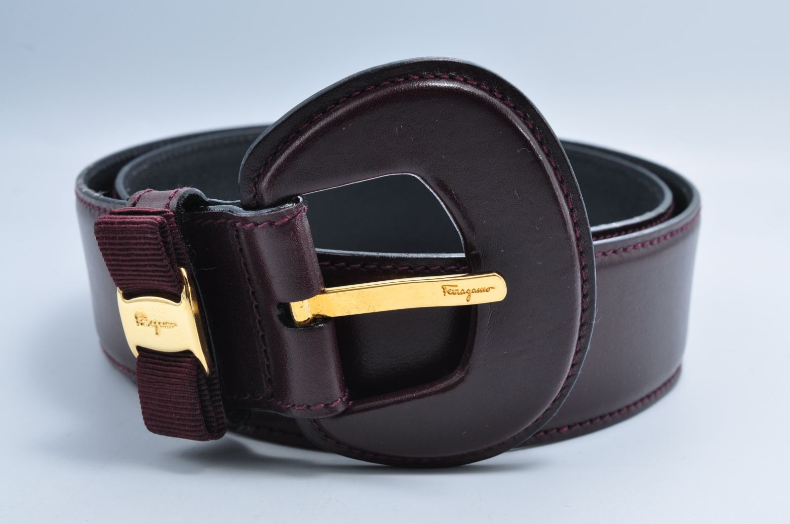 美品 Salvatore Ferragamo サルヴァトーレフェラガモ ベルト ヴァラ