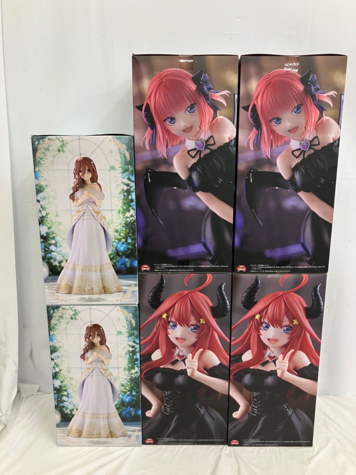 未開封 五等分の花嫁 中野二乃 中野三玖 中野五月 フィギュア 6個