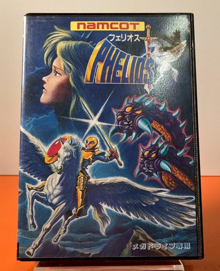□namcot フェリオス メガドライブソフト 箱取扱説明書はがき付き
