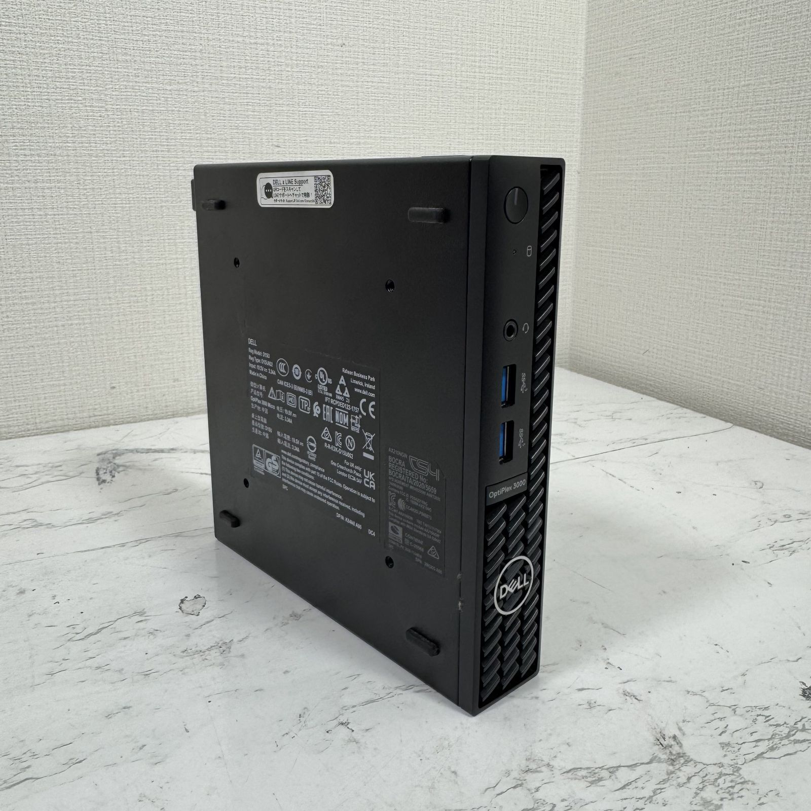 一週間保証】Dell OptiPlex 3000 Micro Core i3-12100T 8GB NVMe 256GB