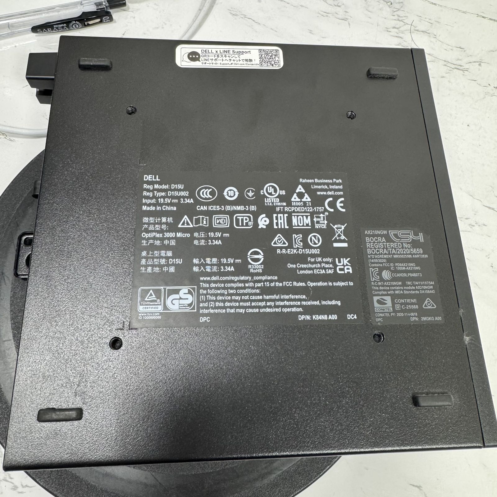 保証付】Dell OptiPlex 3000 Micro i3-12100T 中古PC - メルカリ