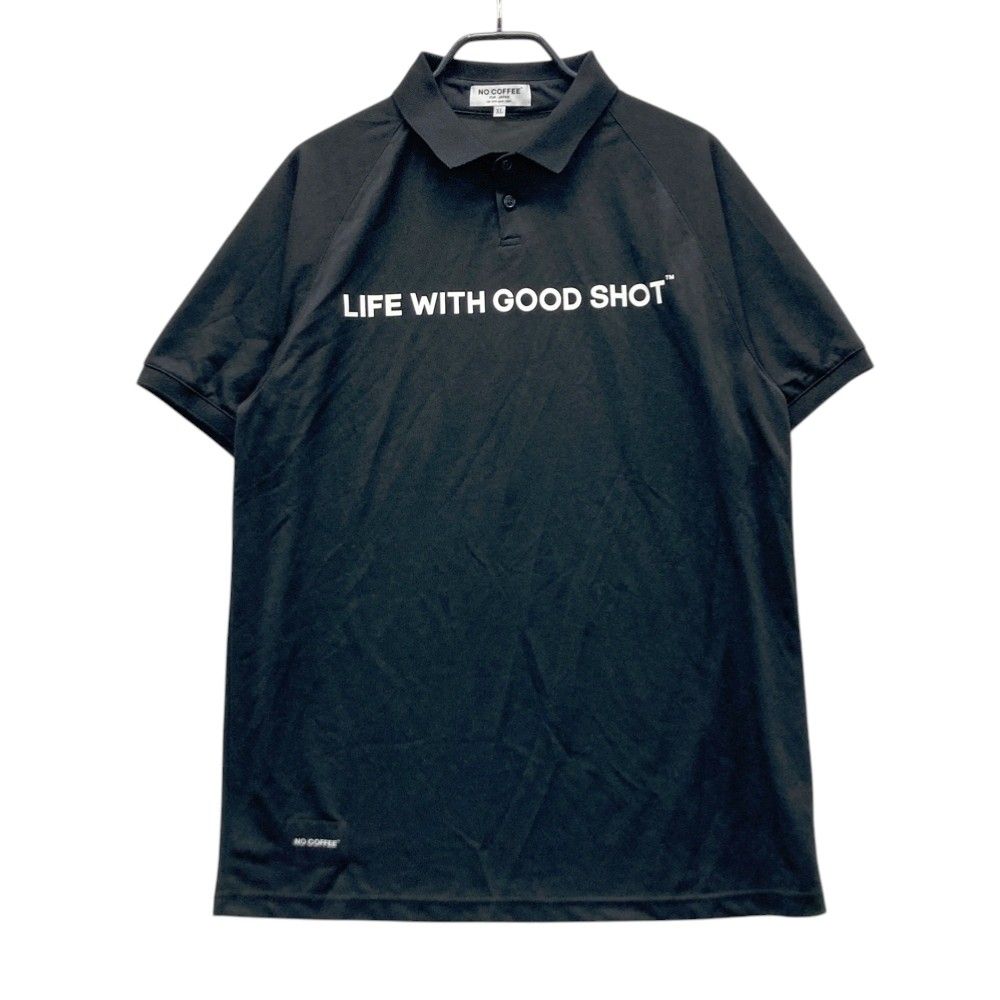 サイズ：XL NO COFFEE ノーコーヒー × CLUBHAUS 半袖ポロシャツ