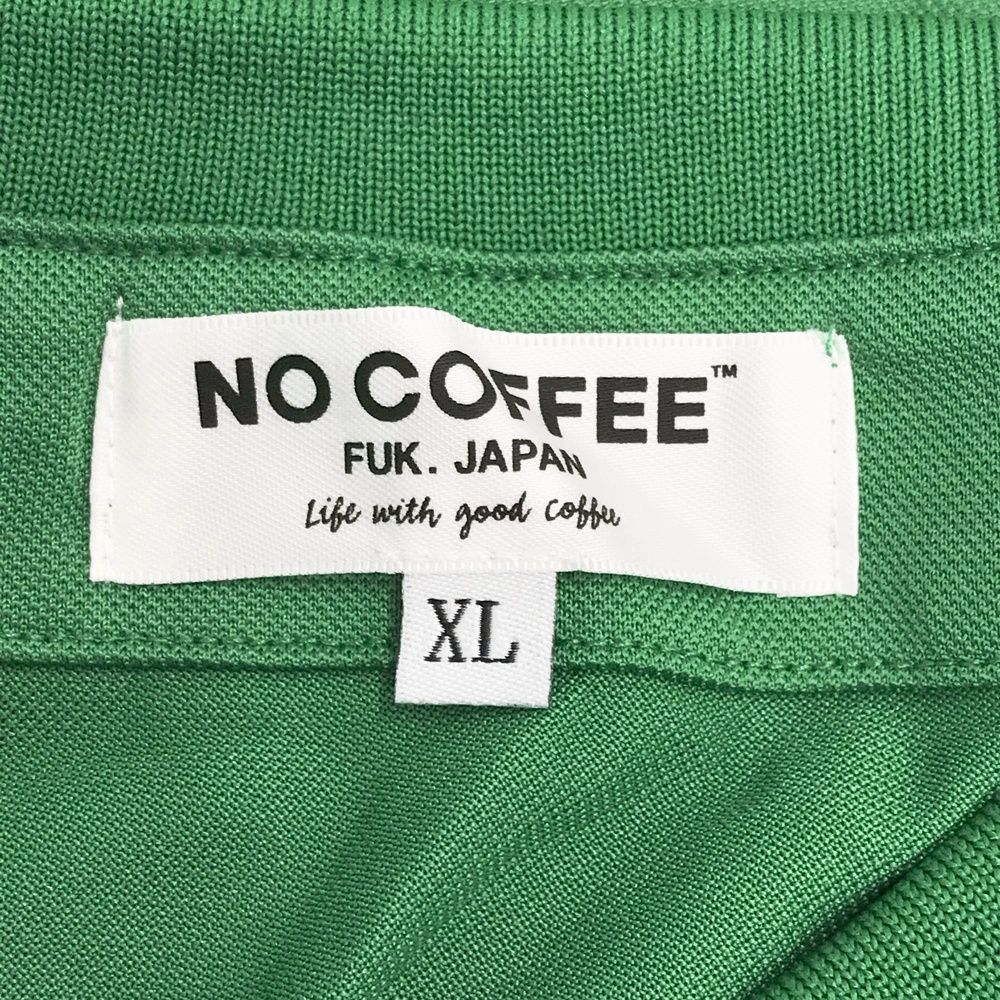 サイズ：XL NO COFFEE ノーコーヒー × CLUBHAUS 半袖ポロシャツ