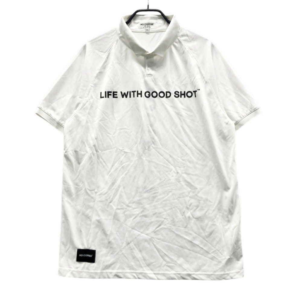 サイズ：XL NO COFFEE ノーコーヒー × CLUBHAUS 半袖ポロシャツ