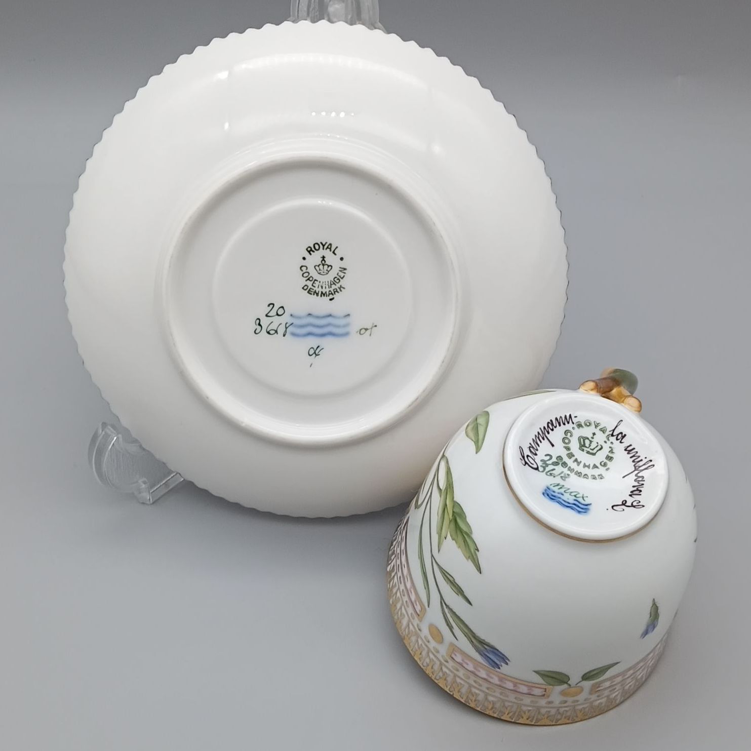 ロイヤルコペンハーゲン フローラ ダニカ デミタス カップ＆ソーサー