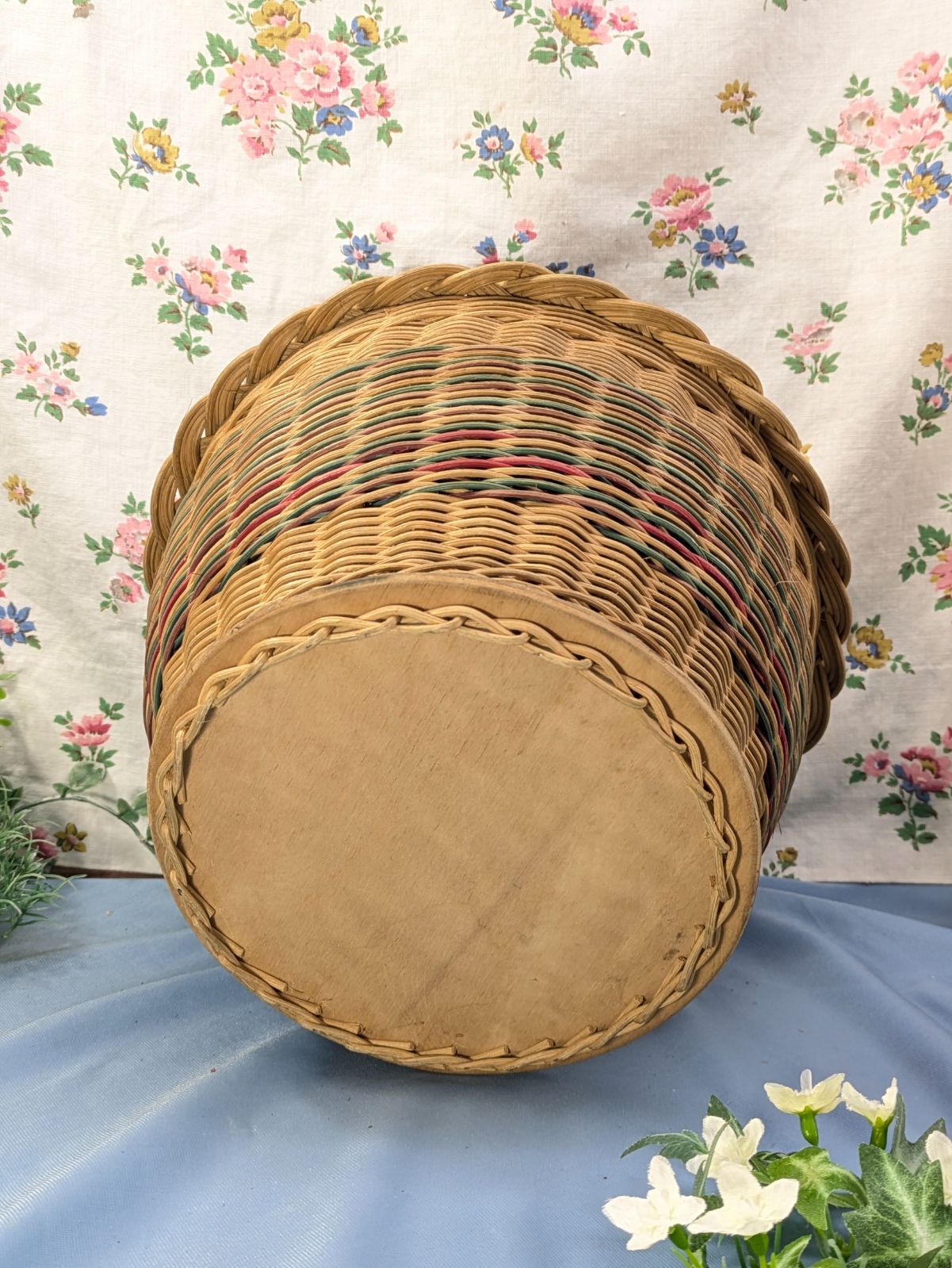 イギリス アンティーク ニッティングバスケット 天然素材 - メルカリ