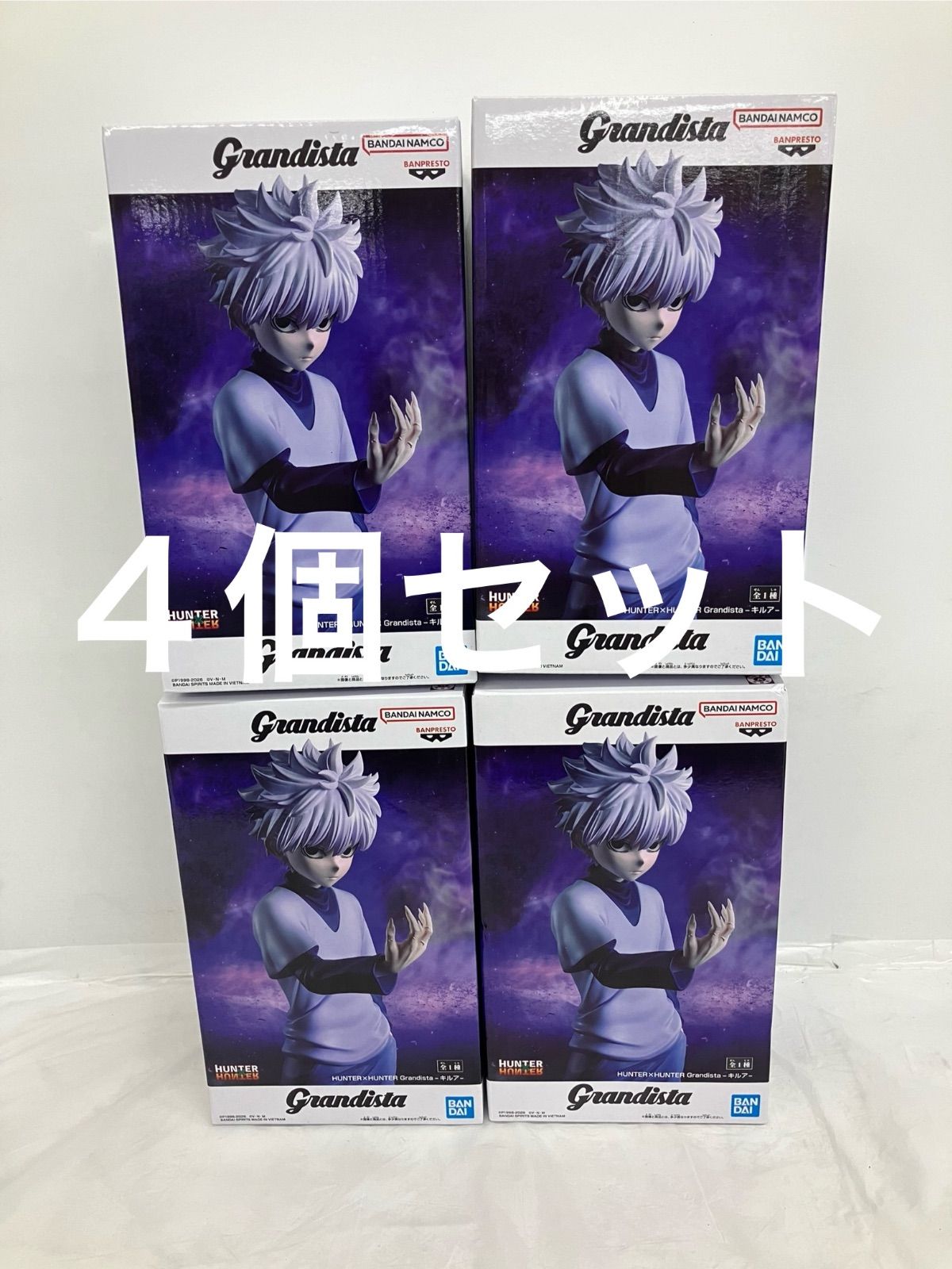 未開封 HUNTER×HUNTER Grandista キルア フィギュア 4個セット LF2863
