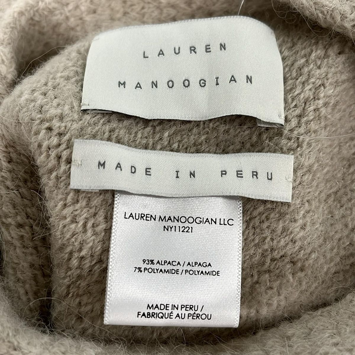 LAUREN MANOOGIAN(ローレンマヌージアン) ポンチョ レディース