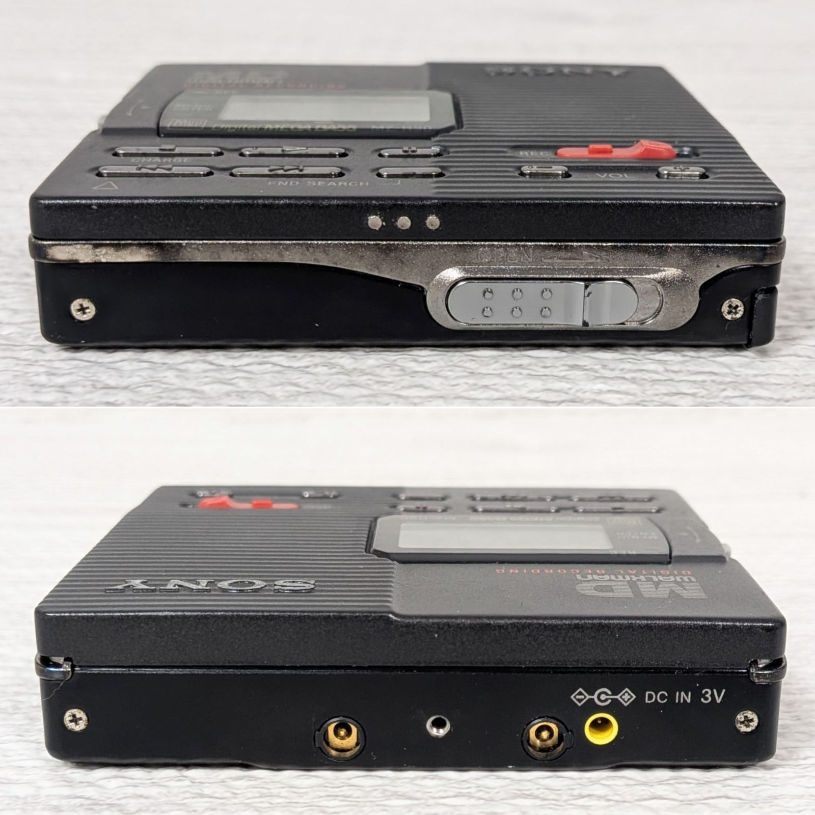 SONY ソニー MZ-R90 MDプレイヤー 再生録音確認済 リモコン付 ブラック