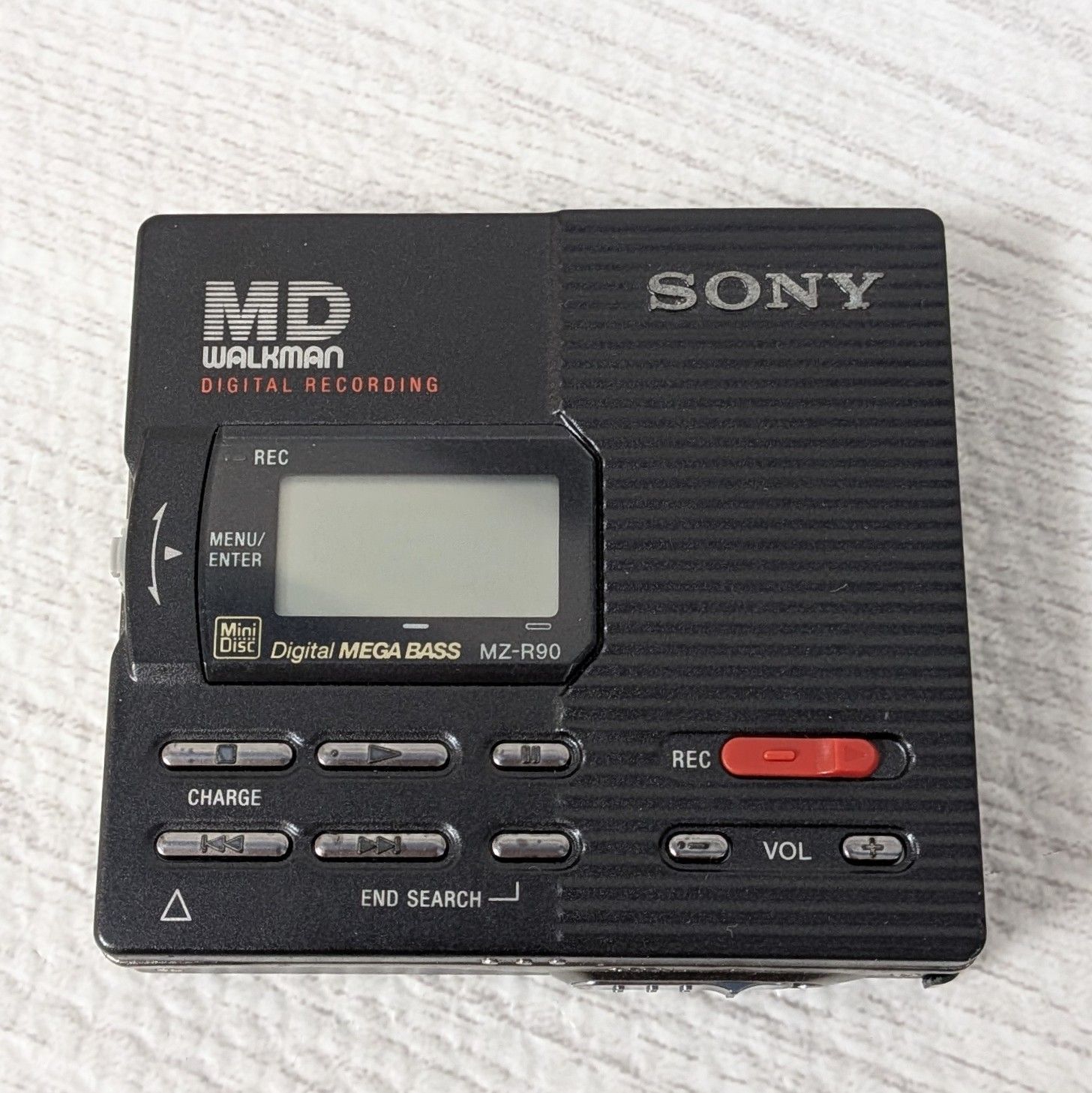 SONY ソニー MZ-R90 MDプレイヤー 再生録音確認済 リモコン付 ブラック