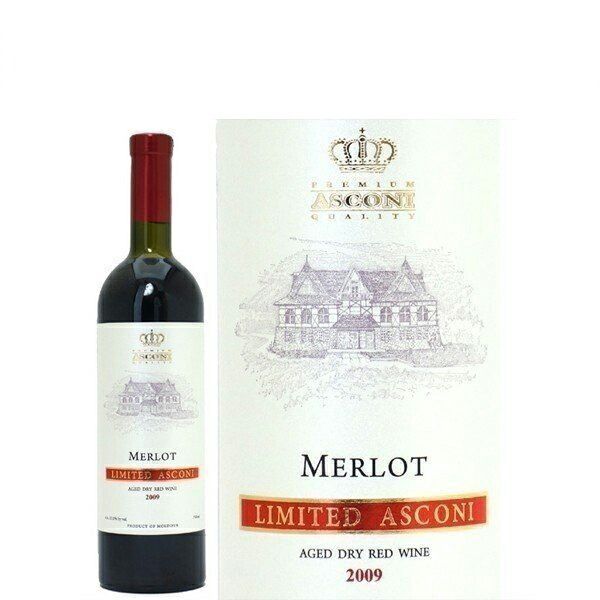2009 リミテッド メルロー 750ml アスコーニ アスコニ モルドバ