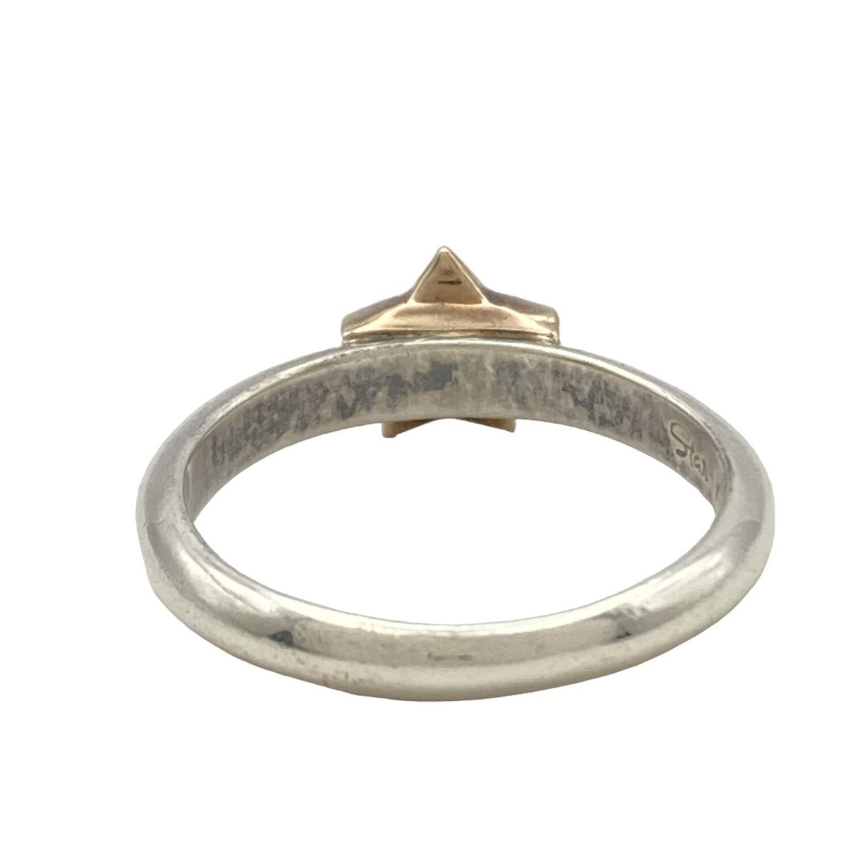 STAR JEWELRY(スタージュエリー) リング美品 - K14YG×シルバー スター