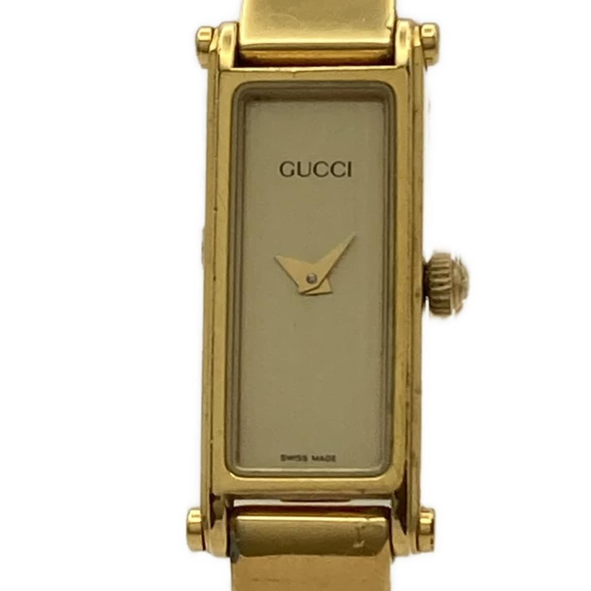 GUCCI(グッチ) 腕時計 - 1500 レディース ゴールド - メルカリ