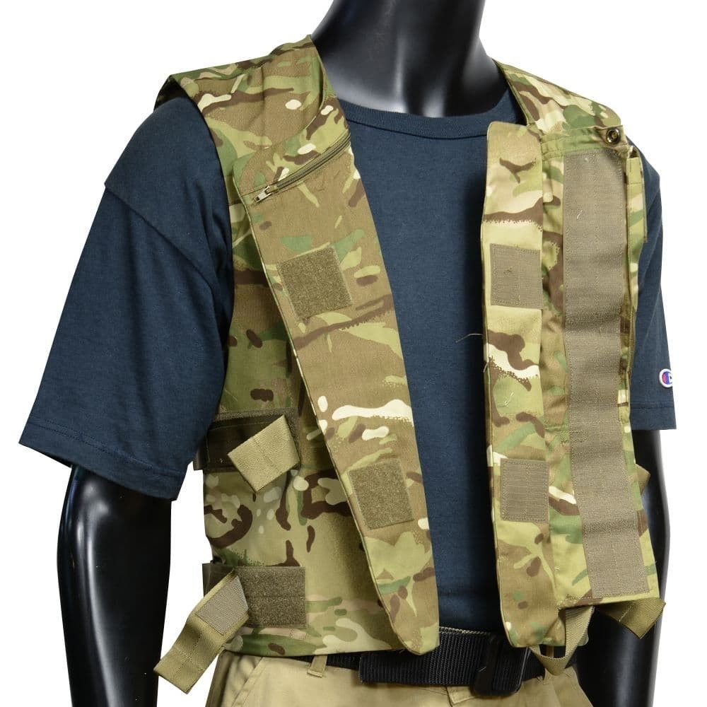 イギリス軍放出品 ボディアーマー 陸軍 ベルクロ式 MTP迷彩 [ 180/116