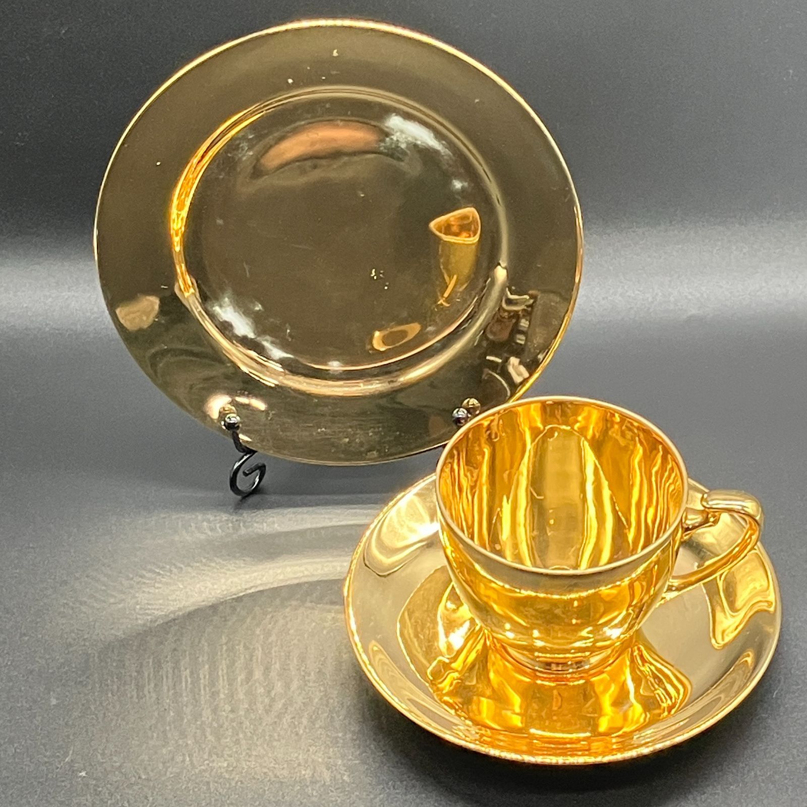 オールドノリタケ ゴールド ラスター アンティーク カップ ＆ ソーサー 