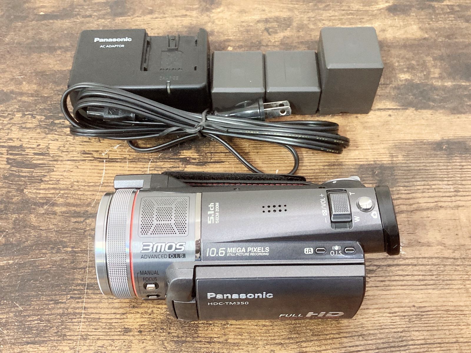 パナソニック HDC-TM350 デジタルハイビジョン ビデオカメラ フルHD