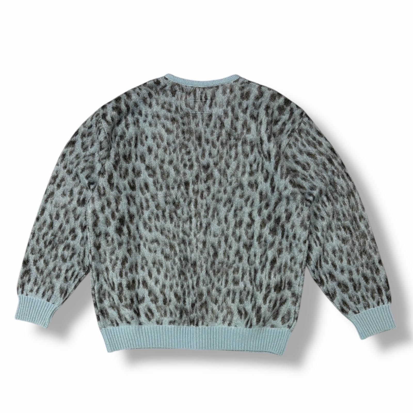 未使用 WACKO MARIA 22AW LEOPARD MOHAIR CARDIGAN レオパードニット