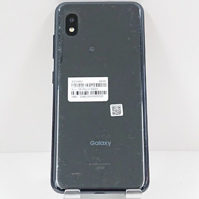 Galaxy A21 シンプル SCV49 au ブラック 送料無料 本体 c17464 - メルカリ