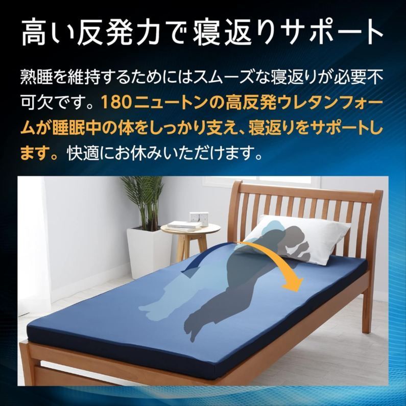 E2296◇未開封・未使用 西川 エニーマット マットレス シングル 高反発