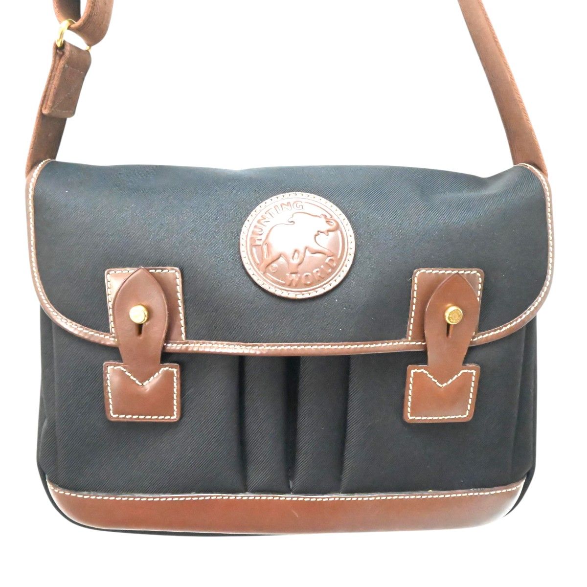 HUNTING WORLD ハンティングワールド ロゴ メッセンジャー ショルダー