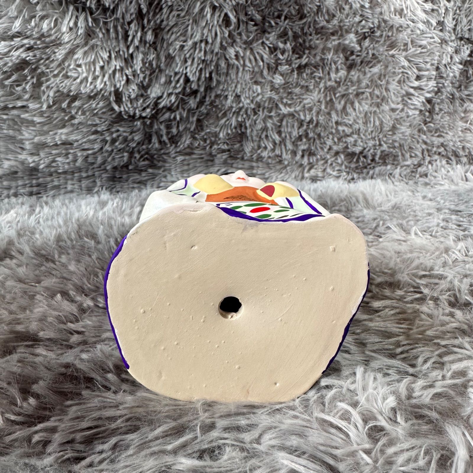 饅頭食い人形 宮崎地元伝統工芸 佐土原人形 五代目窯元 大きいサイズ