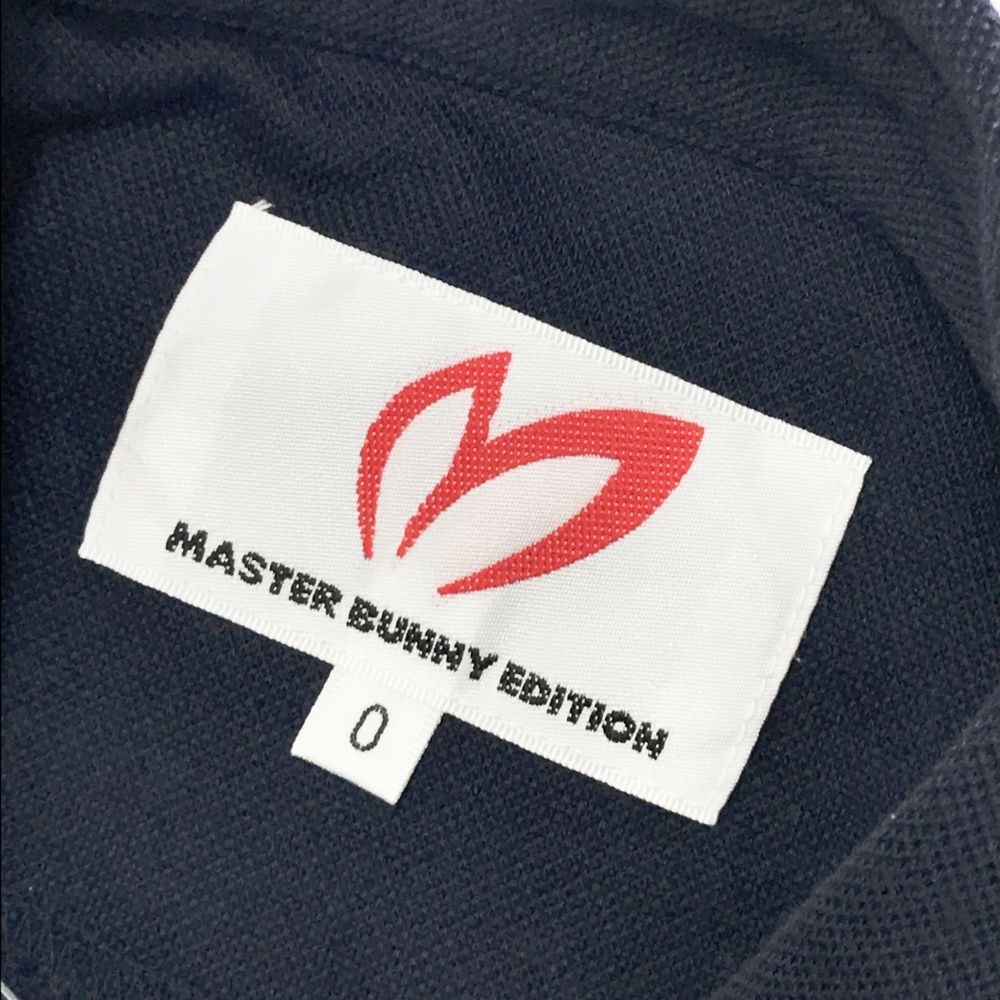 新品 MASTER BUNNY カッターシャツ ゴルフ 千鳥格子 刺繍 ロゴ ラバー