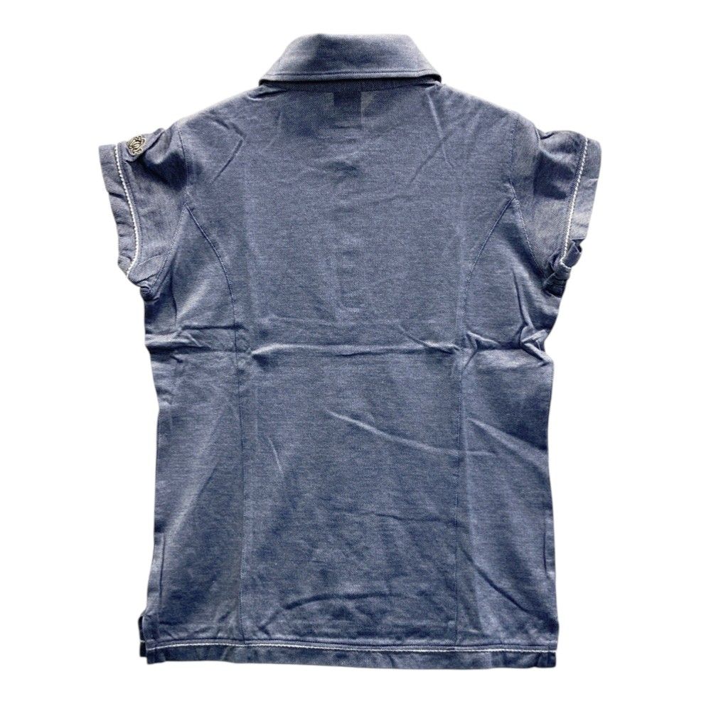 サイズ：S ZOY ゾーイ 半袖ポロシャツ ネイビー系 [240101623863