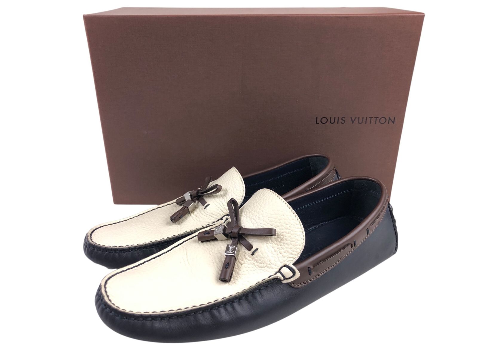 ルイヴィトン LOUIS VUITTON 靴 ローファー メンズ レザー サイズ表記