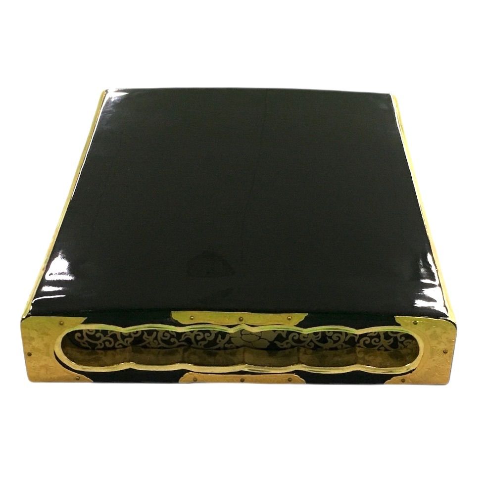 経本箱 木製 内側本金箔 蒔絵 金具打ち 仏具 - メルカリ