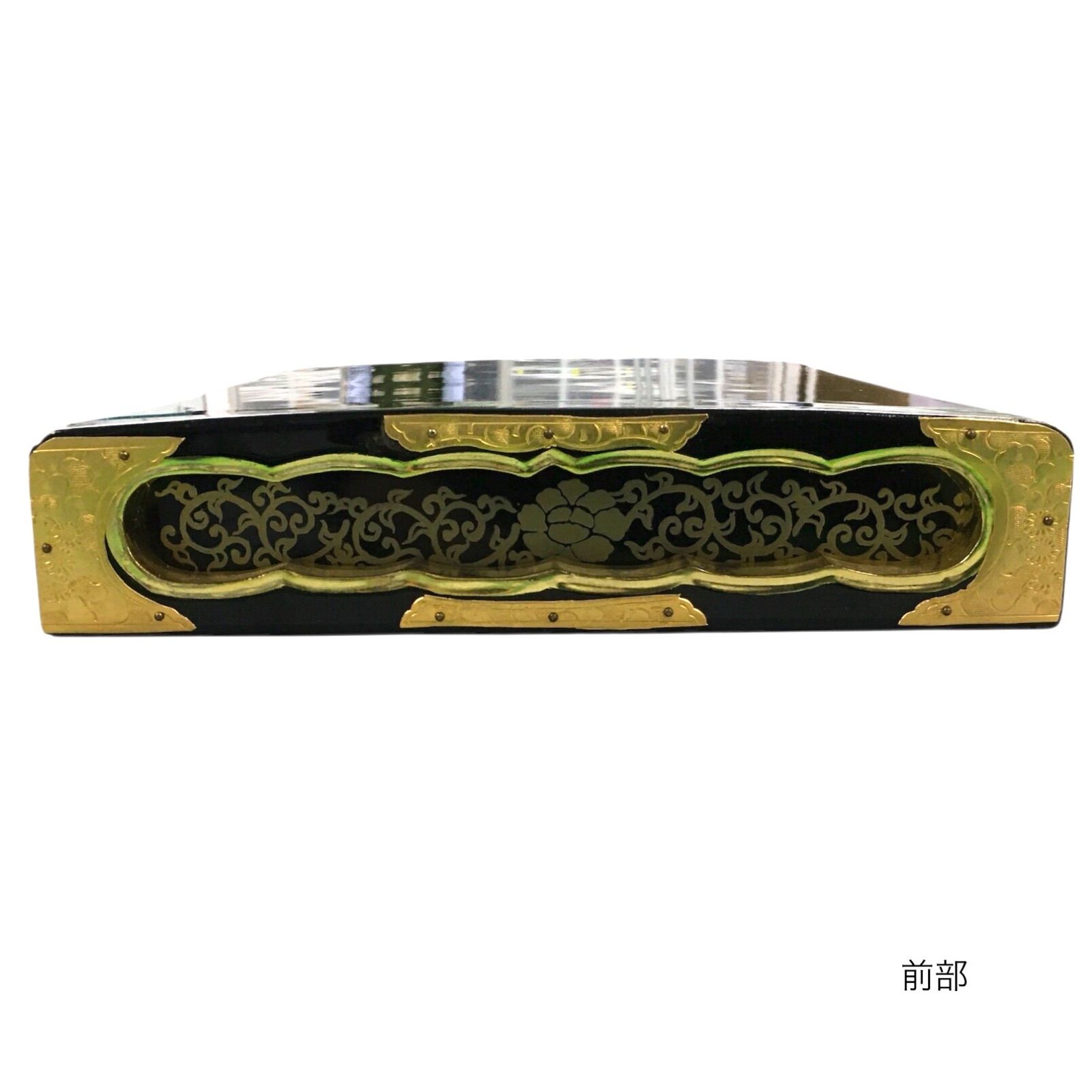 経本箱 木製 内側本金箔 蒔絵 金具打ち 仏具 - メルカリ