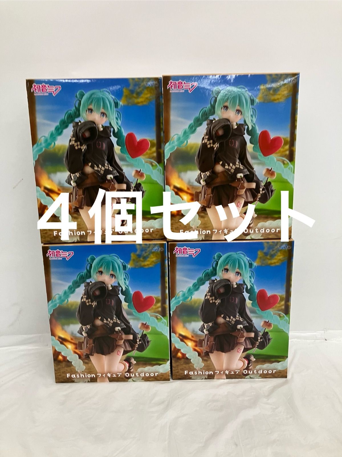 未開封 初音ミク Fashion フィギュア Outdoor 4個セット LF2866 f107