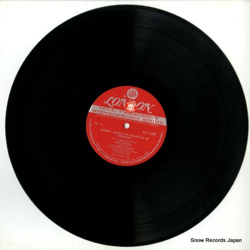 レコード】ヤナーチェック四重奏団 ドヴォルザーク：弦楽四重奏曲ヘ