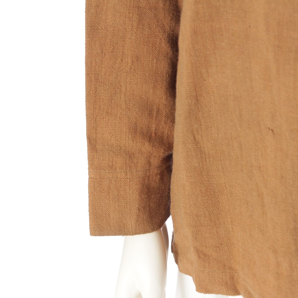 イッセイミヤケ 80s 1983年 コットン 筆タグ スカーフ 変形襟 ネップ