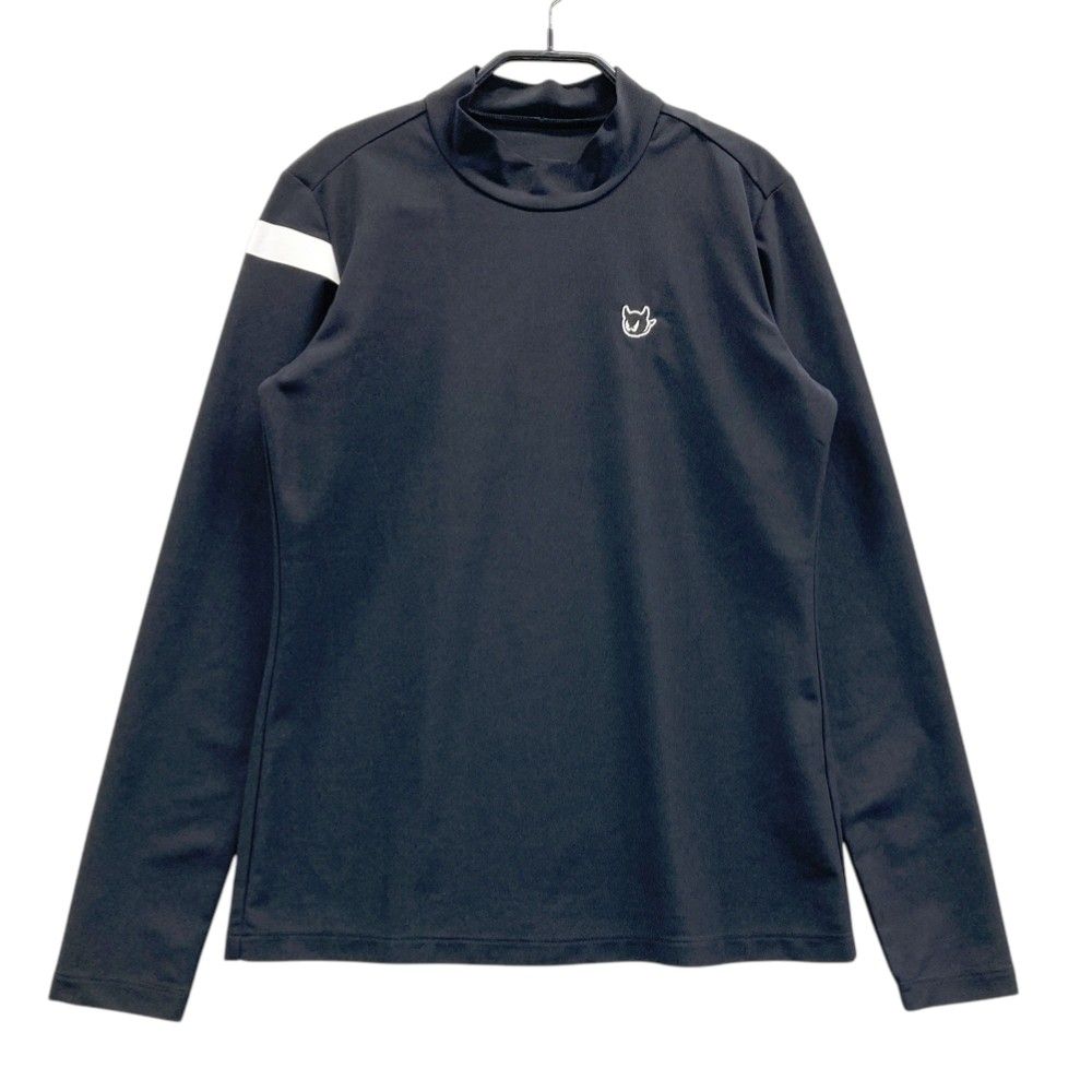 サイズ：S WAAC ワック 072242060 長袖モックネックTシャツ ブラック系