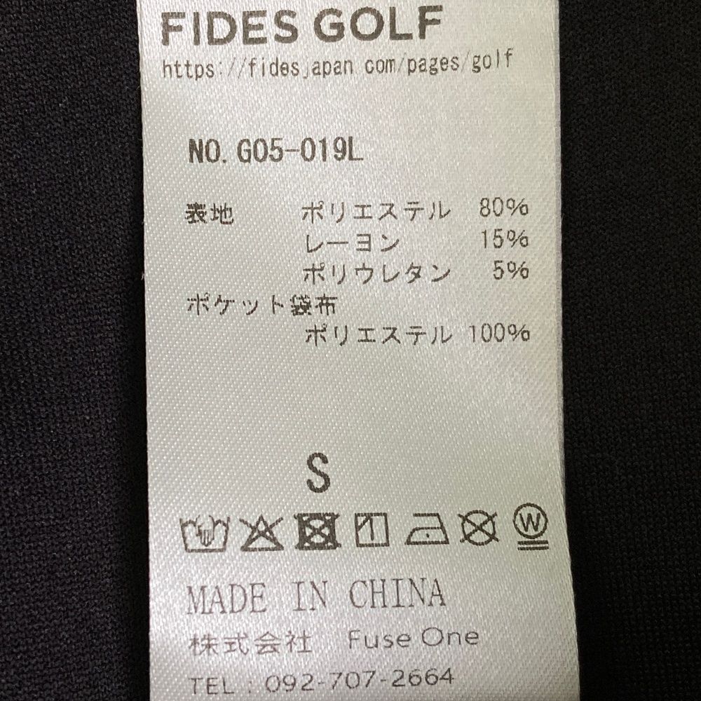 サイズ：S FIDES GOLF フィデスゴルフ ストレッチスカート ブラック系