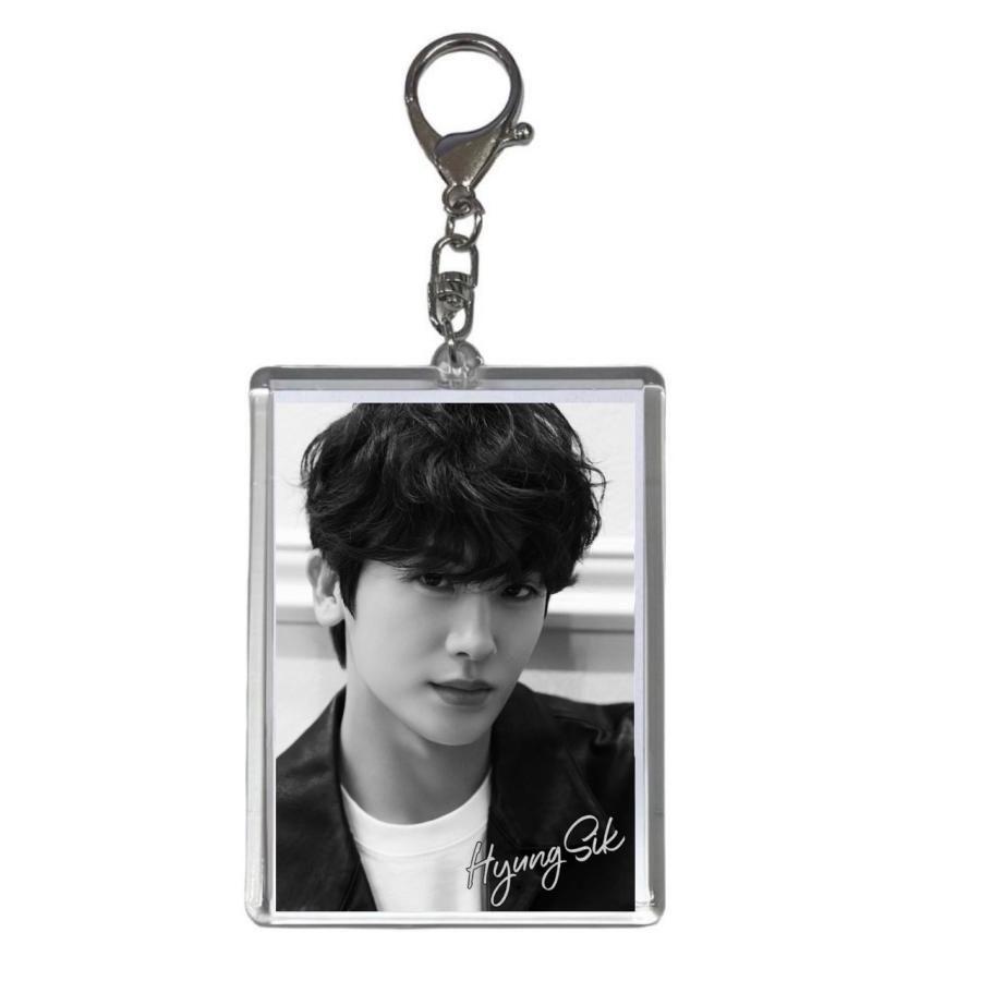 パクヒョンシク トレカサイズ 写真入り キーホルダー 韓流 グッズ