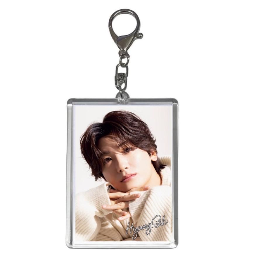 パクヒョンシク トレカサイズ 写真入り キーホルダー 韓流 グッズ