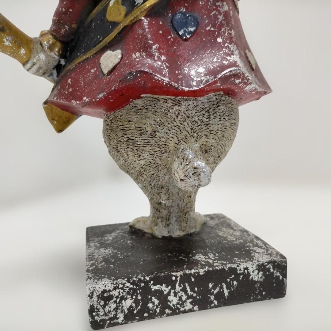 アンティーク風 うさぎ兵隊オブジェ トランペット演奏 ラッパ 楽隊