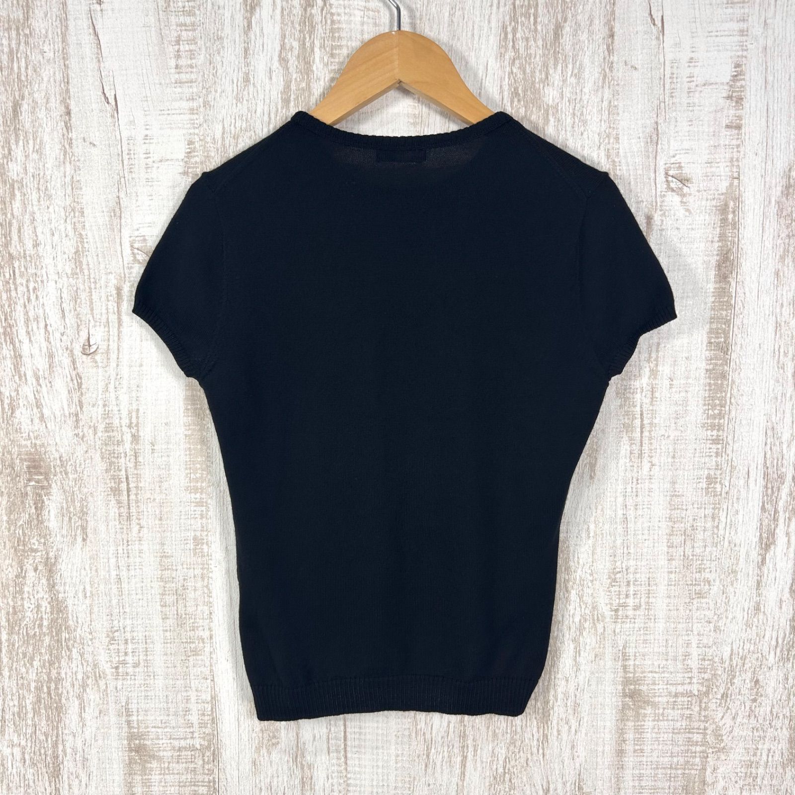 BURBERRY BLUE LABEL バーバリーブルーレーベル ポイントロゴ刺繡