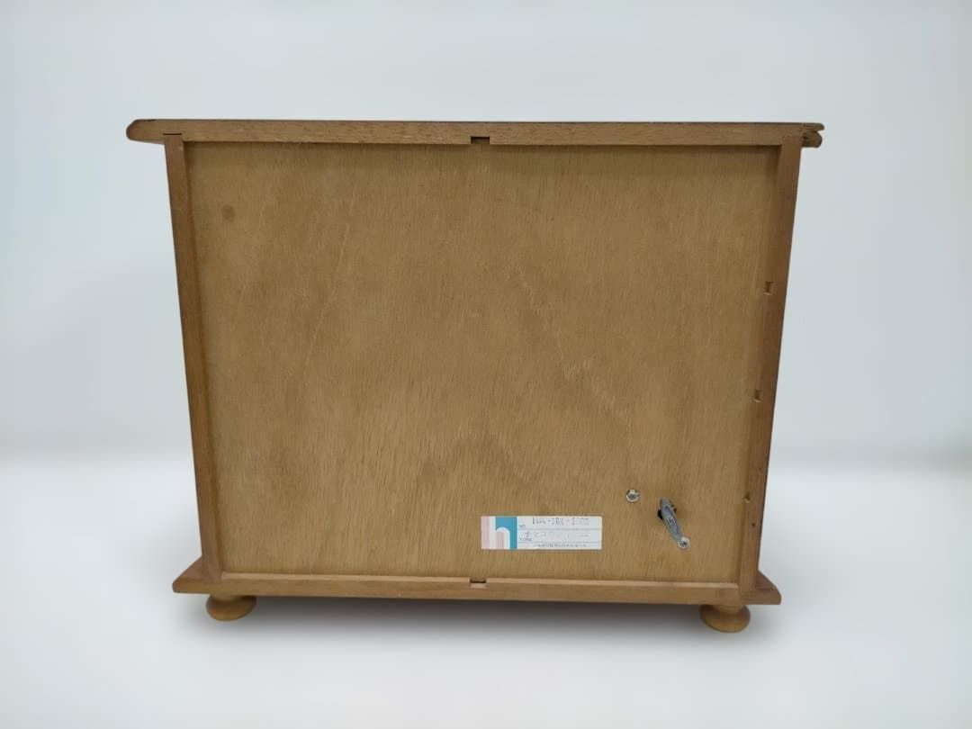 送料無料】HASEGAWA オルゴール付き ジュエリーボックス 木製