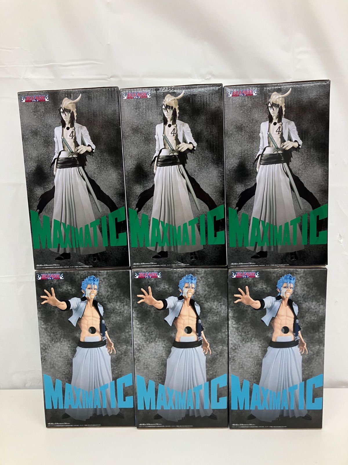 未開封 BLEACH MAXIMATIC ウルキオラ グリムジョー 2種6個セット