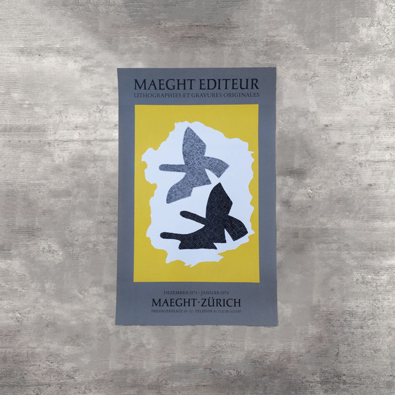 ジョルジュ・ブラック｜Les Trois Oiseaux en Vol｜Maeght Zürich